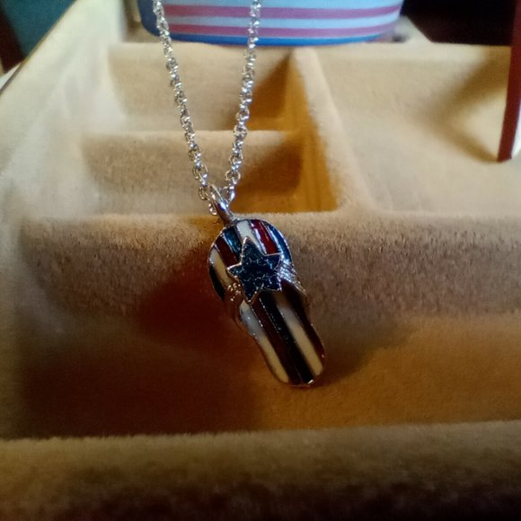 4th Of July EUC 7 Item Jewelry Collection Necklace Bracelet Earring-Item #328 - Picture 2 of 4